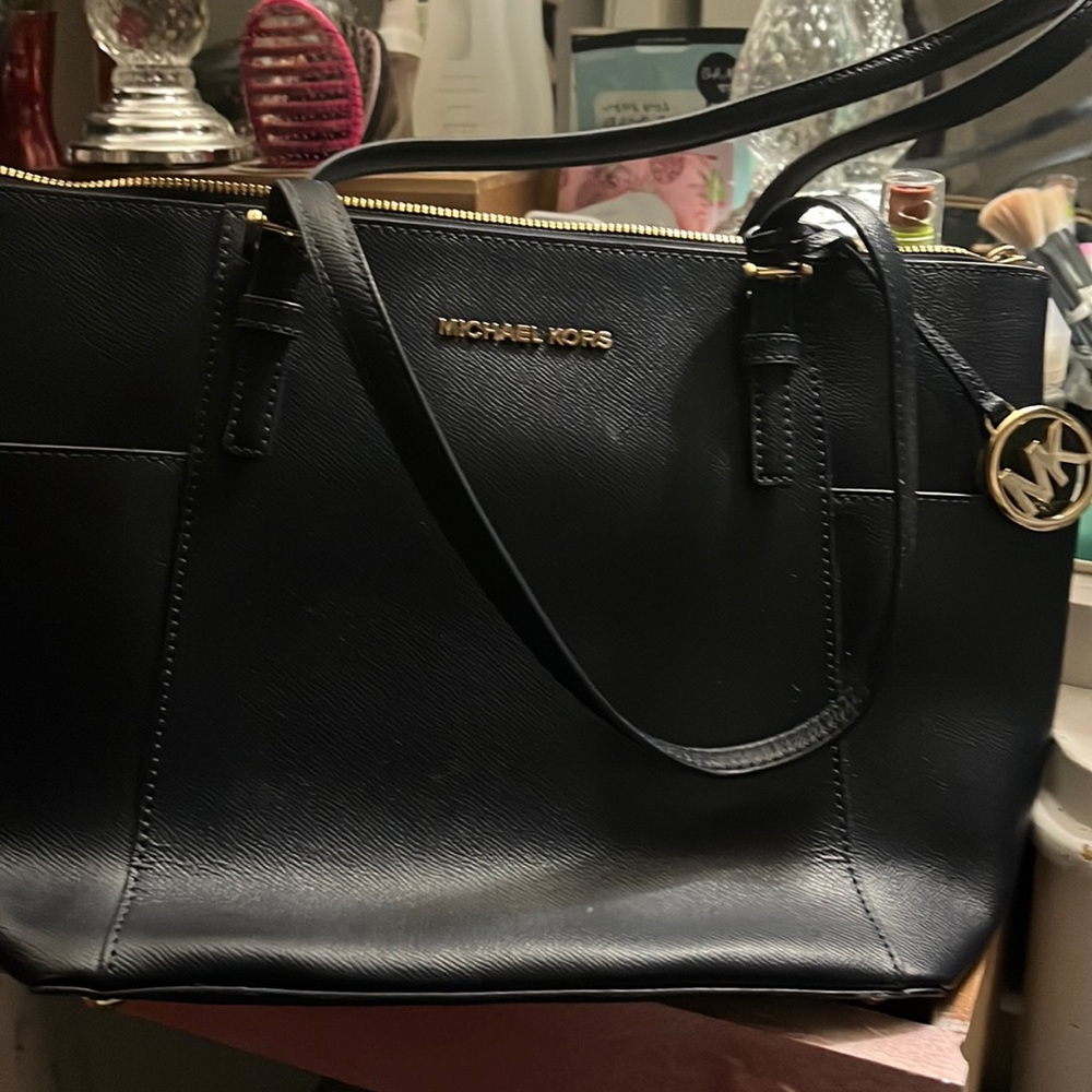 Dark navy blue Michael Kors purse